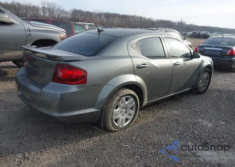 2013 Dodge Avenger Se z USA, uszkodzony, nr VIN 1C3CDZAB1DN526298